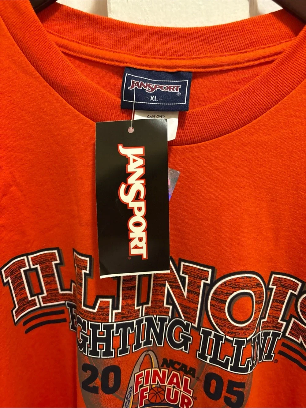 Men’s Jansport Illinois University Fighting Illini Final four 2005 t shirt XL - Picture 5 of 8